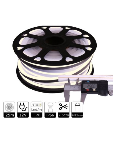 NEON LED FLEXIBLE 6MM 12V 4000K