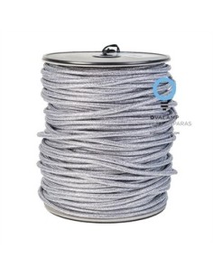 CABLE ELECTRICO 2 X 0,75 FORRADO EN TELA LISA DECORATIVA COL