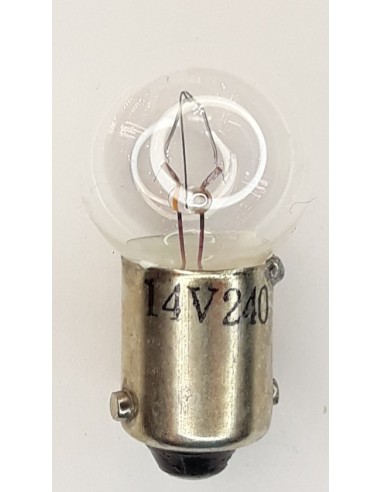 OVALAMP MINIATURA MINIBALL 14X26MM 14V 240MA B9S