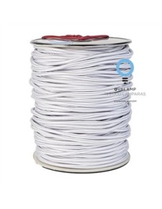 Cable eléctrico 2 X 0,75 forrado de tela lisa decorativa...