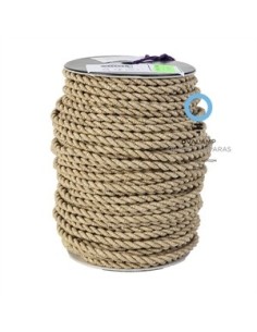 Cable eléctrico 2X0,75 forrado en tela trenzada...