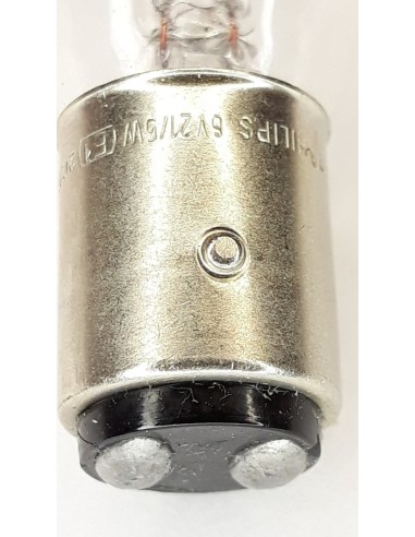 PHILIPS 6499 LAMPARA AUTO/MOTO 6V 21/5W B15D