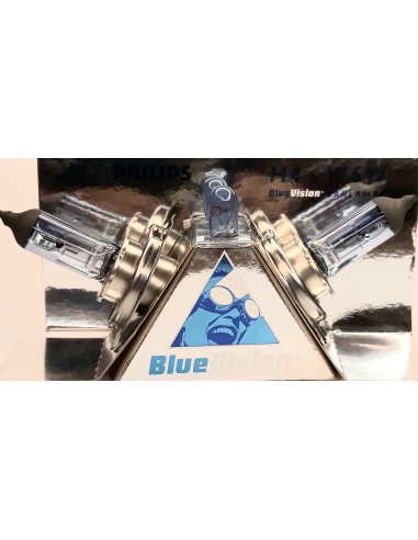 Philips h4 bluevision blister 2 X h4 12v 60/55w P43t