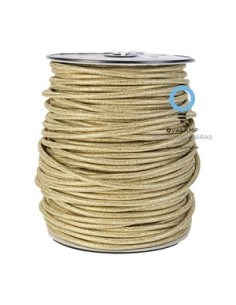 CABLE ELECTRICO 2 X 0,75 FORRADO EN TELA LISA DECORATIVA COL