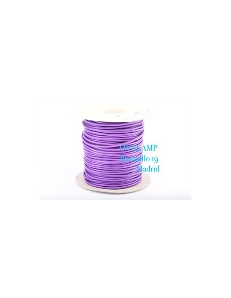 CABLE ELECTRICO 2 X 0,75 FORRADO EN PLASTICO LISO DECORATIVO