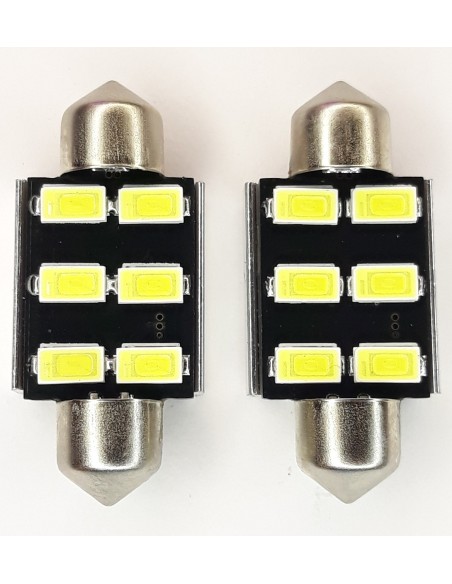 Ihlux plafonier led 36mm auto/moto 12v cw