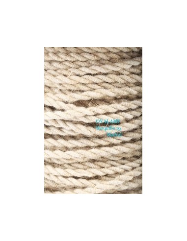 Cable eléctrico 2 X 0,75 forrado de tela trenzado decorativo lino