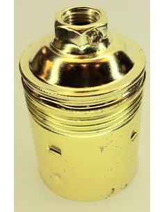 Simon 00520-35 portalamparas E27 vintage laton dorado...