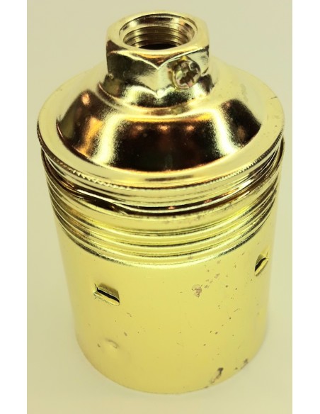 Simon 00520-35 portalamparas E27 vintage laton dorado casquillo europeo