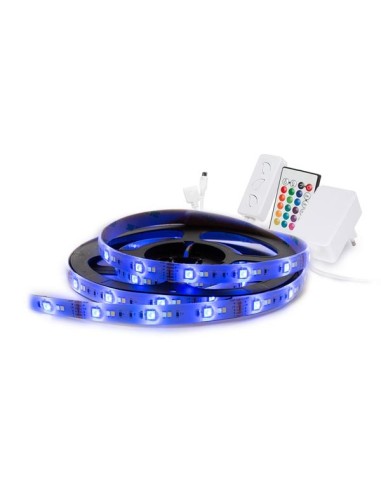 Perel smart 1230 kit tira de led 5 metros wifi rgb 20w 2700k-6500k