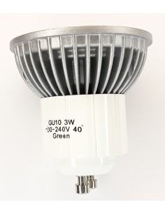 Hq power led color verde 220v 3w GU10