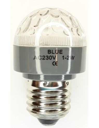 Bombilla 18 led color azul 220v E27