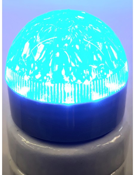 BOMBILLA 18 LED AZUL 220V E27