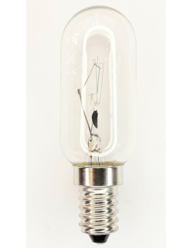 Clar11956 bombilla incandescente tubular clara  80X26mm 220v 40w E14