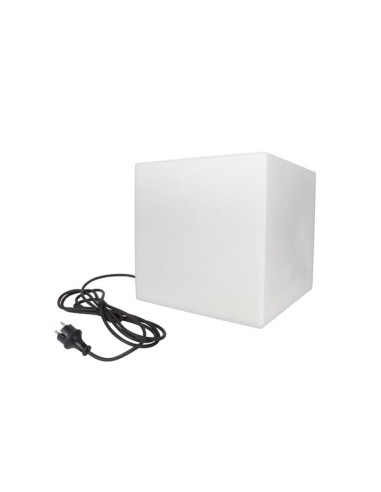 Perel LAMPH12S cubo iluminación jardin y terraza exterior 30cm