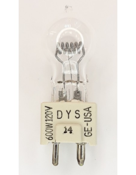 GENERAL ELECTRIC DYS/DYV PROYECTOR LAMP 120V 600W GZ9.5