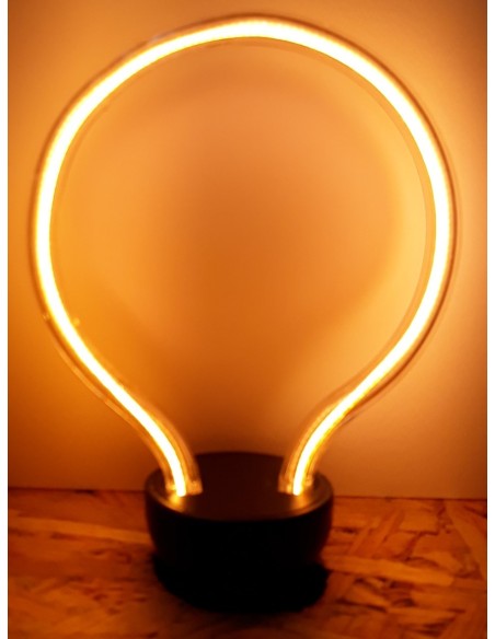 MME electric vintage golden ring globo led regulable 230v 8w 2200k E27