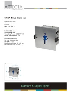copy of SEÑALIZACION HOMBRE/AZUL LED Y ALUMINIO 2