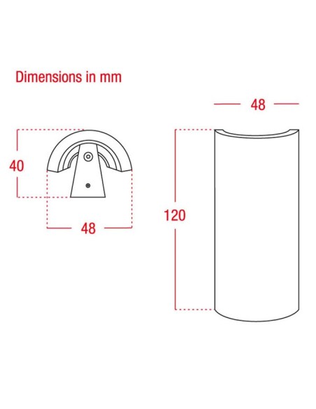 ARTECTA A0240062 APLIQUE LED VERONA 3W EN ALUMINIO BLANCO CA