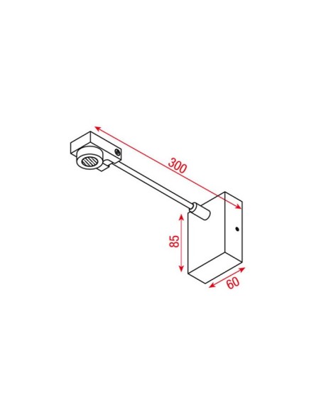 ARTECTA A0240055 APLIQUE PARED MODENA-L EN ALUMINIO 1W BLANC