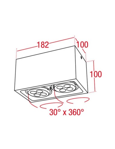 ARTECTA A0140028 SIDNEY DOWLIGHT SUPERFICIE EN...