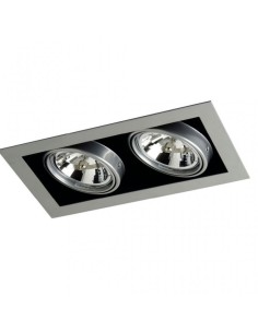 Faro 03030203 Gingko empotrable color gris  2XAR111