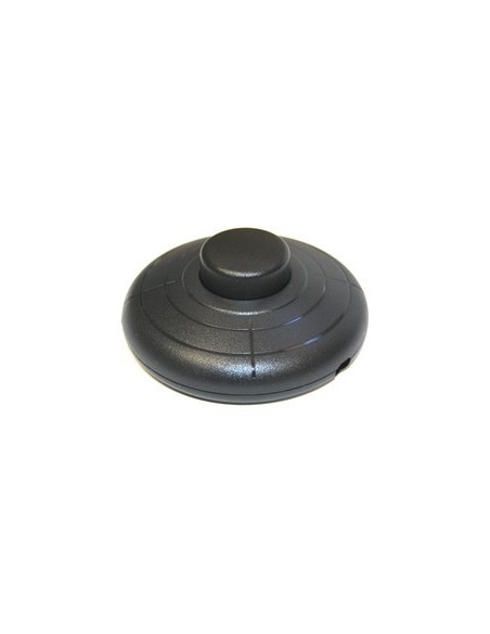 INTERRUPTOR DE PIE NEGRO 230V 2A