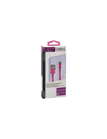 Velleman pcmp65m - cable usb para iphone/ipad color rosa