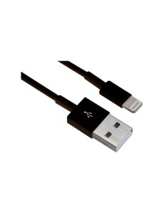 Velleman pcmp91b - cable usb color negro para iphone, ipad 2