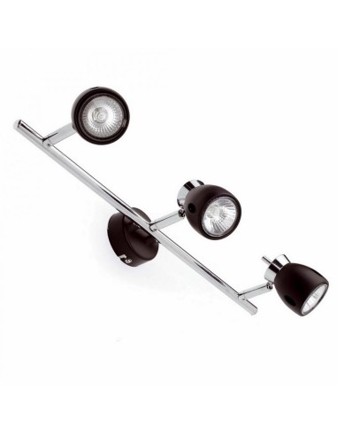 Faro 40886 aplique modelo Mika color negro 3XGU10