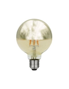 Laes 988078 globo 125mm cupula oro/plata regulable 220V 6W 2