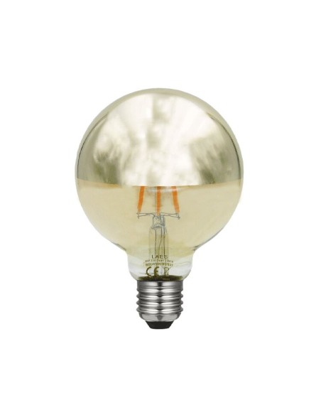 Laes 988079 globo 125mm cúpula oro/plata regulable 220v 6w 2200k E27