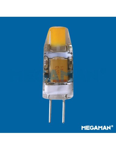 MEGAMAN LED BIPIN 12V 1,2W 2800K G4