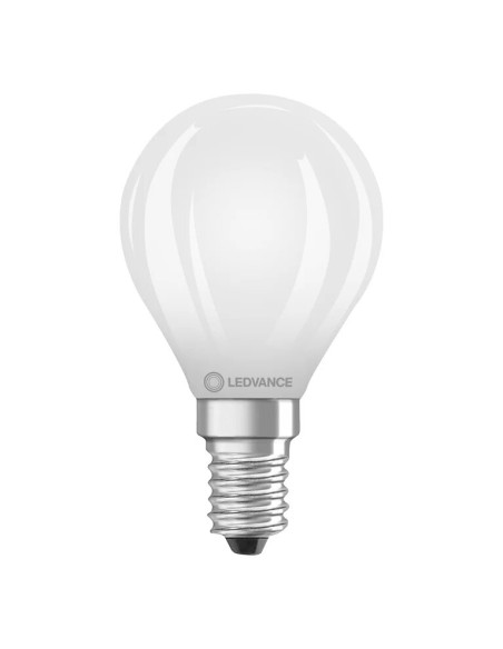 Ledvance classic p40 dim esférica mate 220v 4,8w 2700k E14