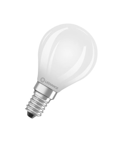 Ledvance classic p40 dim esférica mate cri90 220v 3,4w 2700k E14