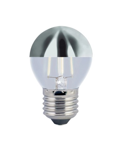 Laes 988024 esférica cúpula plata 220v 3w 2700k  E27