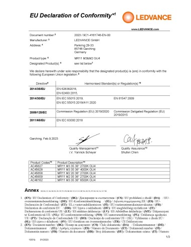 Ledvance spot mr11 35 performance class 12v...
