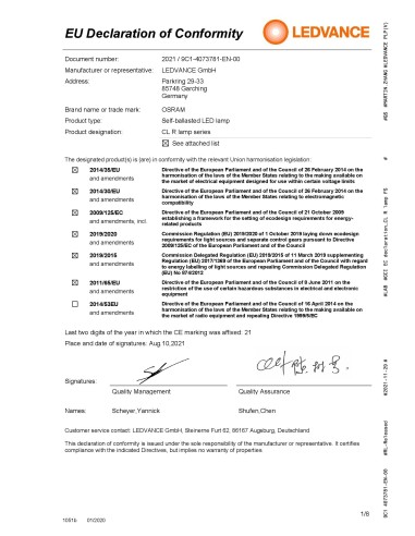 Osram-Ledvance parathom dim R63 regulable  220v...