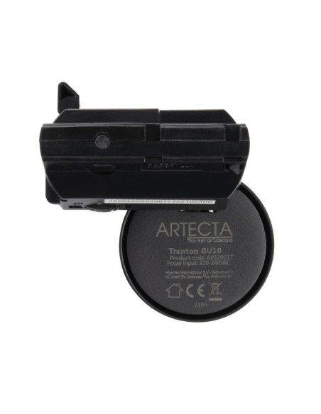 Artecta A0320017 Trenton foco carril negro GU10 1 fase