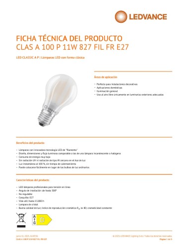 Ledvance classic a100 performance class...