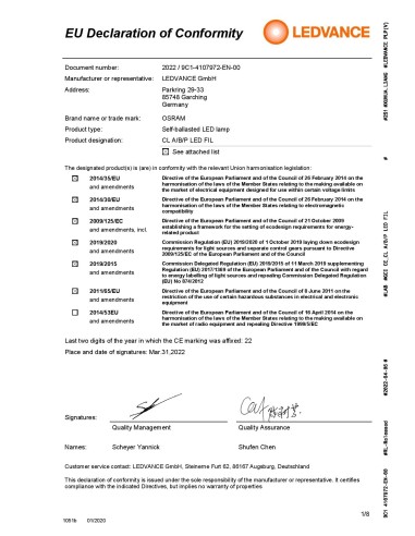 Ledvance classic a100 performance class...