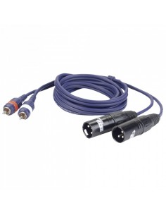 2 RCA Male L/R > 2 XLR/M 3 p.