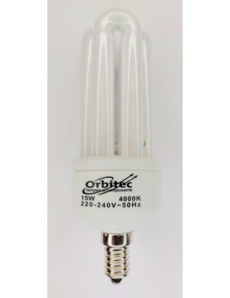 Orbitec 9115 lámpara de ahorro de energia 220v 15w 4000k E14