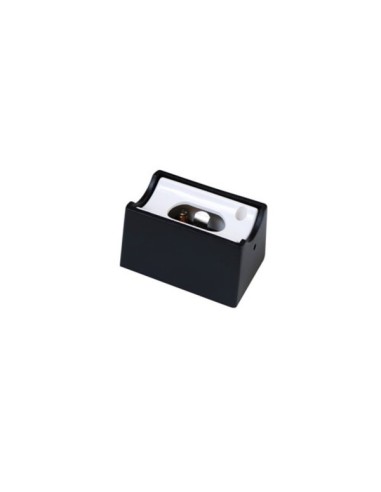 Perluci 20121 portalinestras metálico negro para linestras de 1 casquillo S14d