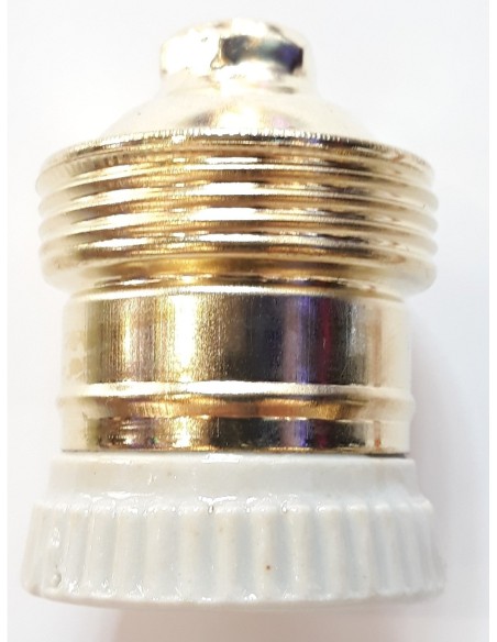 F-Line1200029 portalamparas E27 laton + cerámica