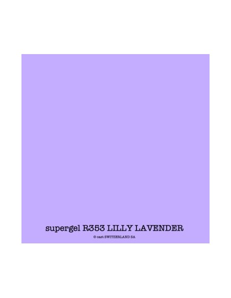 Rosco Filtro supergel lavanda 353 60X50cm