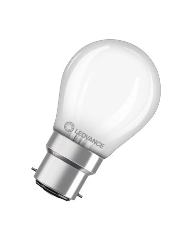 Ledvance Classic P40 esférica led mate 220V 4W 2700K B22d