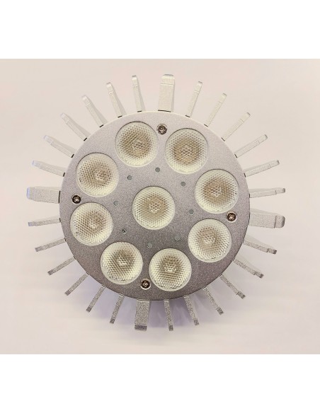QR111 LED 12-25V 14W blanco cálido