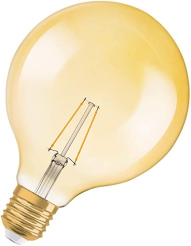 Osram-Ledvance vintage 1906 led globe 220v 2,5w 2400k E27