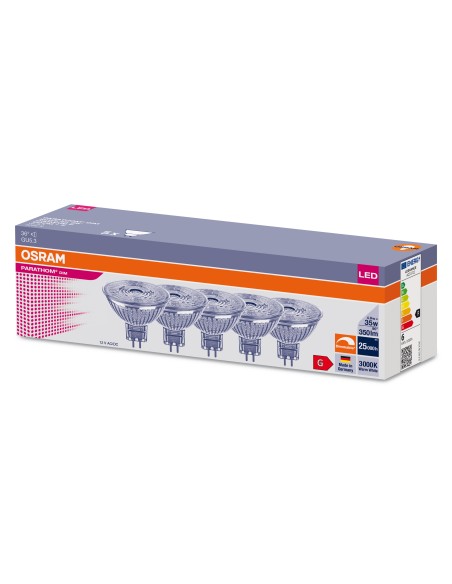 OSRAM-LEDVANCE LED BASE PAR16 LED BLISTER 5 X PAR16 220V 4,3